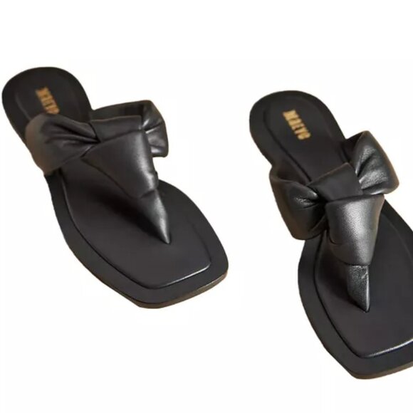 Maeve Puffy Knotted Sandals - Picture 2 of 3